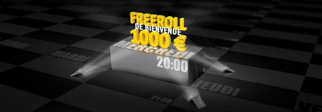 freeroll de bienvenue