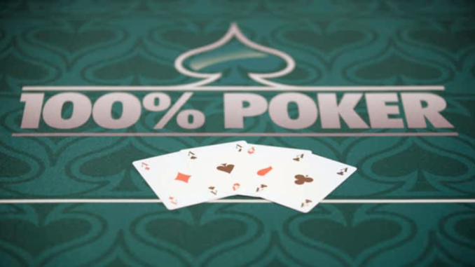 100% poker
